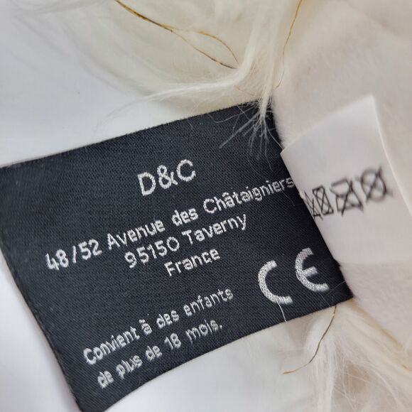 4/$25 -Doudou et Compagnie Paris D&C Coin Coin "Moonlight" White Gold Duck Plush - Picture 6 of 7